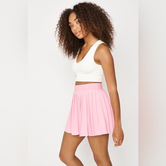 Garage Tennis Skirt Pink - Picture 7 of 10